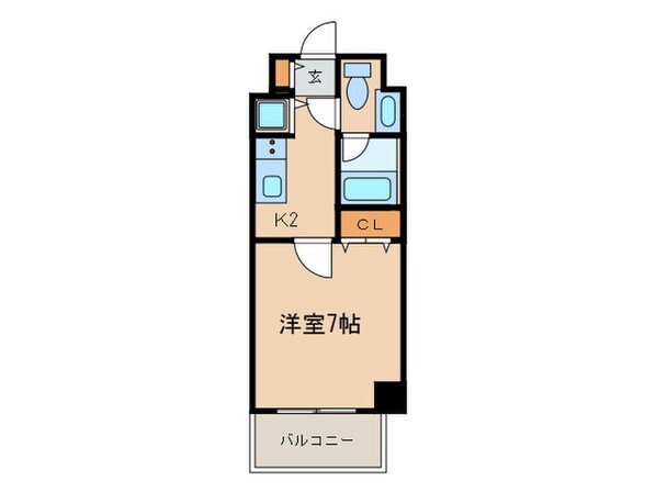 プロシ－ド新栄の物件間取画像